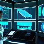 **Prompt 1: Automated Financial Insight**
    A futuristic, high-tech financial command center, where glowing holographic displays visualize complex market data, powered by advanced AI and machine learning algorithms. Abstract representations of neural networks identify hidden patterns and predict trends with "X-ray vision," showing the transformation of raw data into clear, multidimensional insights. Emphasize speed, precision, and the overwhelming scale of information being processed seamlessly. Sci-fi, ultra-modern, clean aesthetic, blue and green lighting, high detail, volumetric fog.