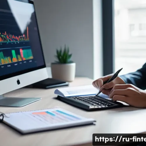 Home 30 투자 시뮬레이션 시스템 - **"A focused young adult, dressed in smart casual attire, sits comfortably at a modern desk, activel...